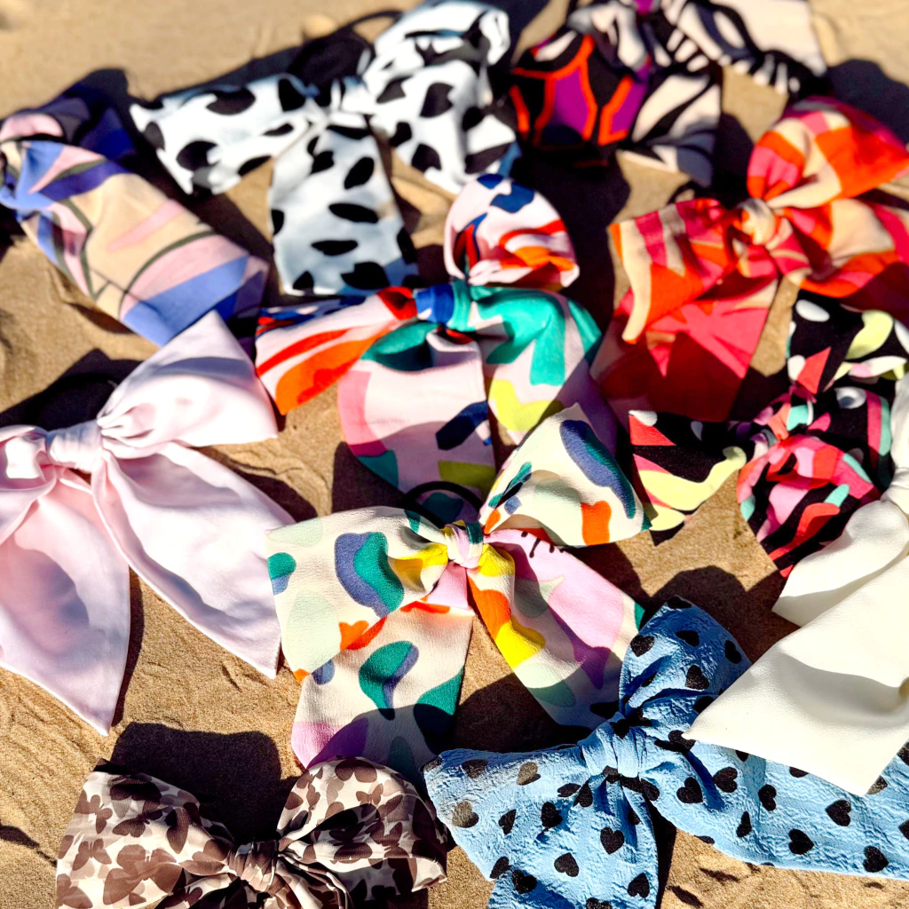 Pack 4 Moños Estampados Surtidos