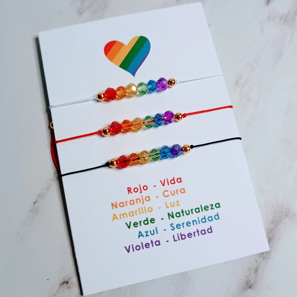 Pack 3 Pulseras Pride Heart