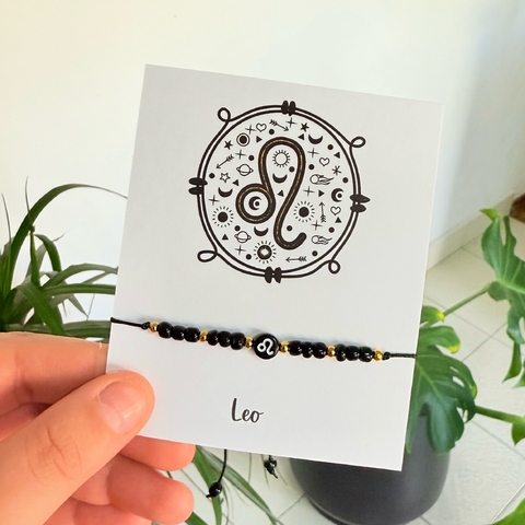 Pulsera Signo Leo Black - comprar online