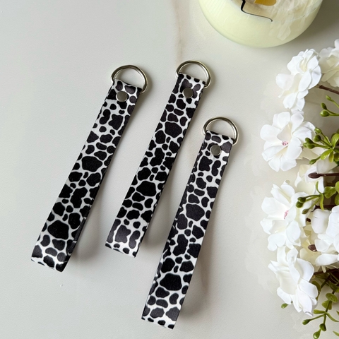 Llaveros Cinta Sublimada Mini Animal Print ByN - comprar online