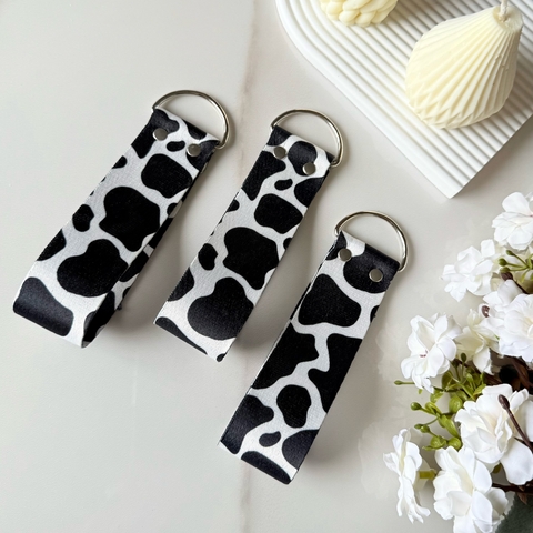 Llaveros Cinta Sublimada Animal Print ByN - comprar online