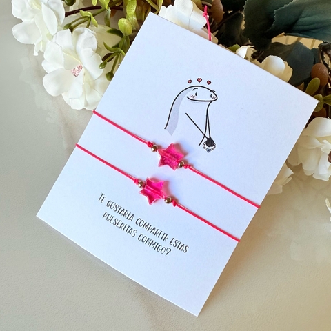 Pulseras Para Compartir XIII Estrella Fucsia - comprar online
