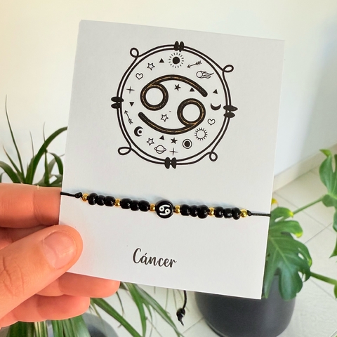 Pulsera Signo Cancer Black - comprar online