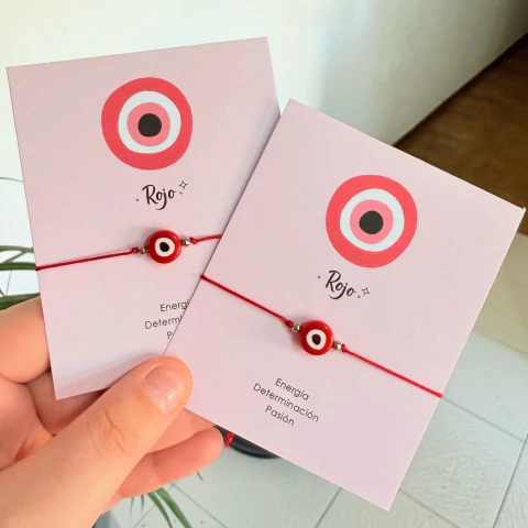 Pulsera Amuleto Ojo Rojo - comprar online