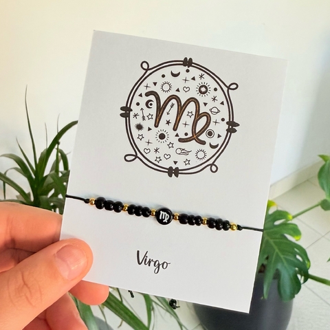Pulsera Signo Virgo Black - comprar online