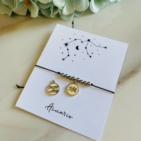 Pulsera Dije Signo Acuario
