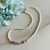 Collar White Fimo