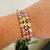 Pulsera Love Dorado Fimo