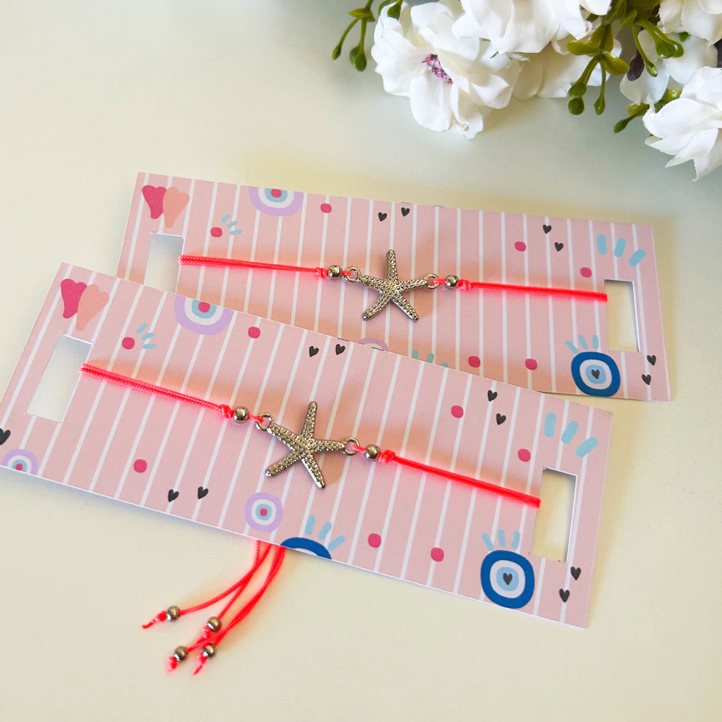 Tobillera Estrella de Mar Coral