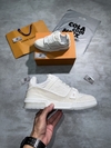 LV Skate Trainer Crystals All White