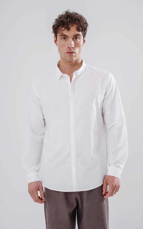 CAMISA LINO MANGA LARGA - comprar online