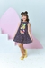 Vestido Larissa Preto Frutas 0241