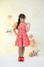 Vestido Clara Vermelho Estrelas 0390