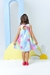 Vestido Larissa Azul Unicornio 0264 na internet