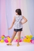 Conjunto Vivian Branco Flor 0233 - Look to Play