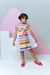 Vestido Larissa Vermelho Arco Iris 0251 - comprar online