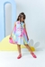 Vestido Larissa Azul Unicornio 0264 - comprar online