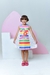 Vestido Larissa Vermelho Arco Iris 0251