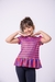 Blusa Amora Azul Listrada 0248 - comprar online