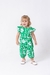 Macacão Dory Baby Verde Flores 7024