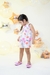 Conjunto Dora Baby Branco Floral 7389