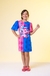 Vestido Cristal Rosa Azul Stitch 0406