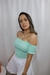 Blusa Xadrez Lastex Ombro á Ombro Colors na internet