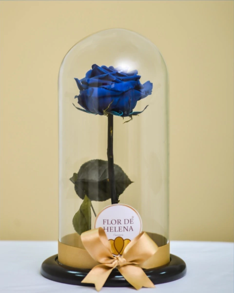 Rosa Preservada Azul