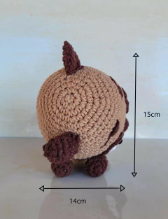 Amigurumi - Cachorro (deitado) na internet
