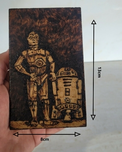 Caixa Porta Objetos - C-3PO / R2-D2 - Benlopes Book Shop