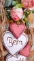 Penca corações Bem-vindo - Amor Perfeito Ateliê