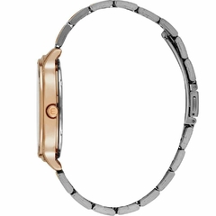 Relógio prata com rose gold Mondaine à prova d’água 40mm na internet