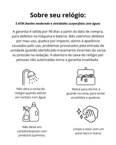 Relógio Atlantis à prova d’água - comprar online