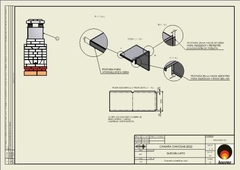 Plano de cámara de combustión Danesa8 229x114x63 - R04 en internet