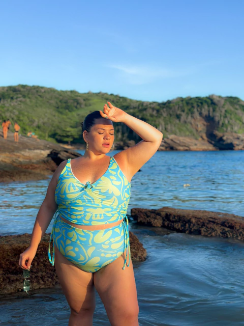 Bombacha Marsella print Acqua