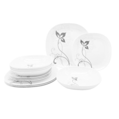 Vajilla de Melamina 12 Pz Cocina Resistente Zante Fraciel