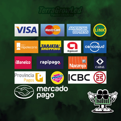 Panel LED 800w cultivo indoor MIXTO / Terra Grow. en internet