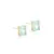 Brinco Cleo Fusion Turmalina Light Retangular - comprar online