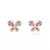 Brinco Sublime Borboleta Cravejada de Zircônia Colorida - comprar online