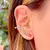 Brinco Earcuff Isis Cristal Paraíba com Cravação em Garras na internet