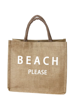 Bolsa Beach 100% Poliéster Dobrável com Fecho e sem Ziper