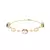 Pulseira Harmonia Cristais Ovais Rodolita