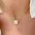 Conjunto Luminosa Quadrado com Cristal Branco Cravejado de Zircônia na internet