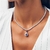 Pingente Pulsar Gota com Cristal Azul - comprar online
