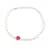 Colar Elegant Pérolas Shell com Coração Fusion Pink