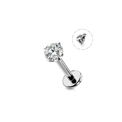 Labret zirconia acero - comprar online