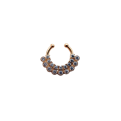 Aro falso strass doble en internet