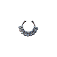 Aro falso strass doble - comprar online