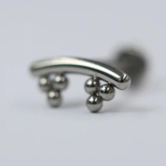 labret ornamentos liso
