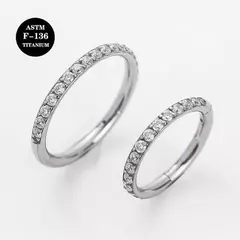 Clicker ring multicristales laterales - tienda online